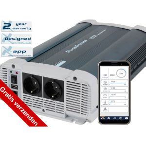 Xenteq PurePower zuivere sinus omvormer PPI 4000-212CP 4000W Nieuw model met app functie!