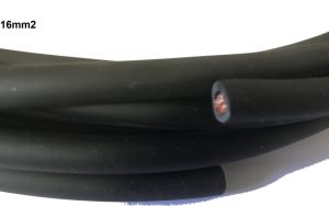 12Volt 16mm2 kabel zwart (per meter)