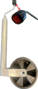 AL-KO Neuswiel Plus Ø48 mm kunststof velg massief rubberen band 215 x 65 mm 150 kg