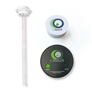 E-Trailer comfort pakket met E-Waterlevel, E-Gaslevel en E-Temperature modules