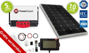 Power XS20s Solar Zonnepaneel MPPT 115W display Set (Onze meest complete set)