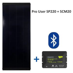 Pro User SP220 zonnepaneel incl. SCM20 laadregelaar(BT versie)