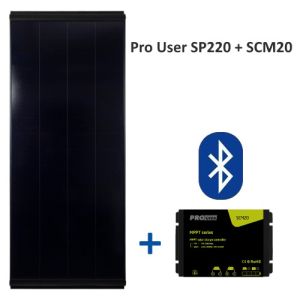 Pro User SP220 zonnepaneel incl. SCM20 laadregelaar(BT versie)