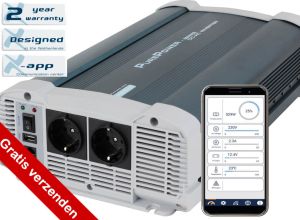 Xenteq PurePower zuivere sinus omvormer PPI 2500-212CP 2500W Nieuw model met app functie!