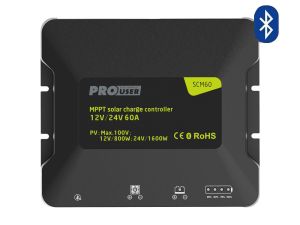 Pro User SCM60 MPPT laadregelaar zonnepaneel 12/24V (incl. app functie) Nieuw 2026 model!