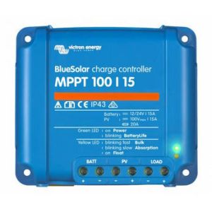 Victron Bluesolar MPPT laadregelaar 100/15 (12V/24V) 